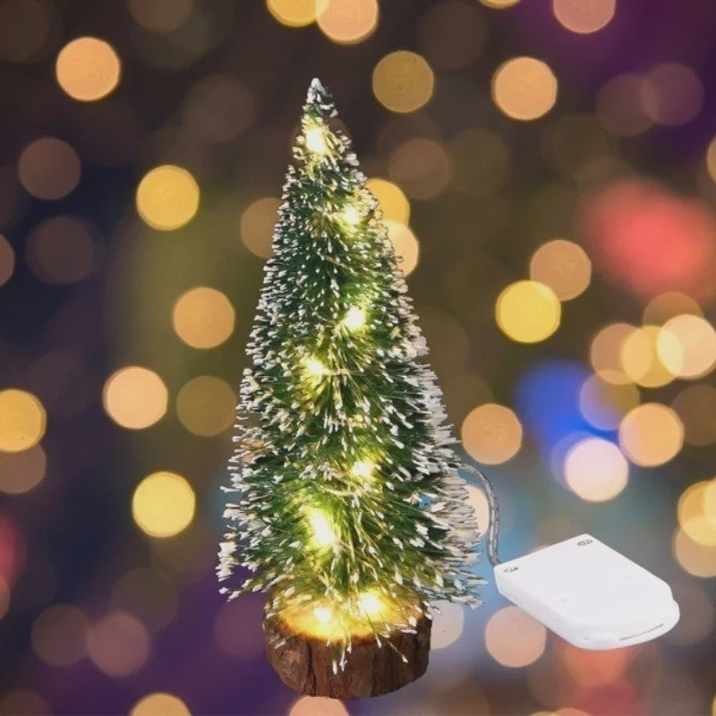 Mini Kerstboom met LED Verlichting - Sfeervolle Tafeldecoratie in 4 Maten
