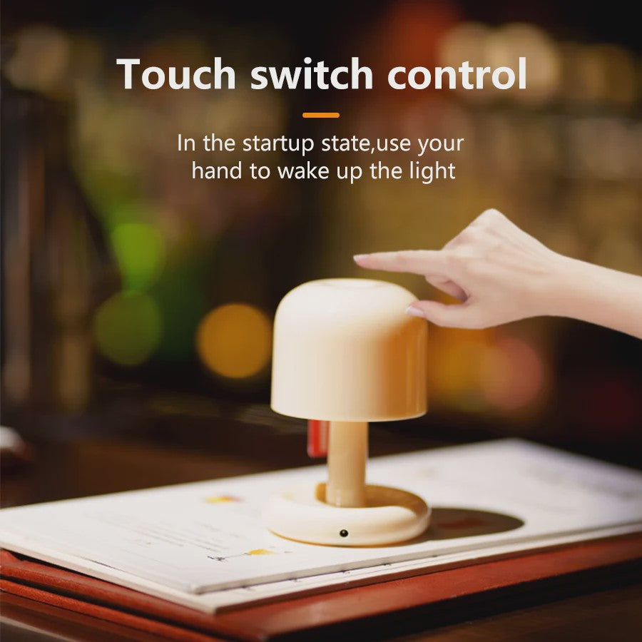 Sfeervolle Mini LED Tafellamp - Oplaadbaar via USB - Sfeerverlichting voor Slaapkamer & Bureau