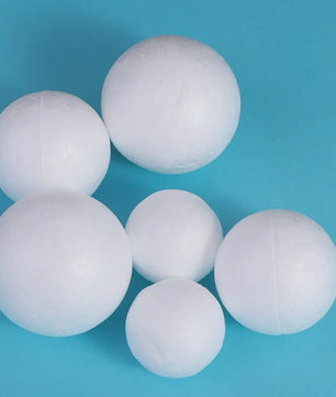 Mini Polystyreen Ballen Wit - Decoratie & Kerstversiering