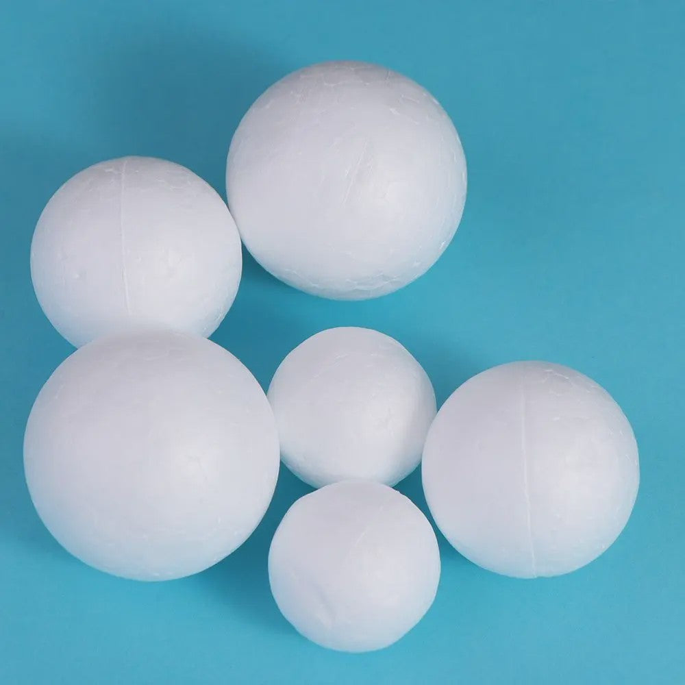 Mini Polystyreen Ballen Wit - Decoratie & Kerstversiering
