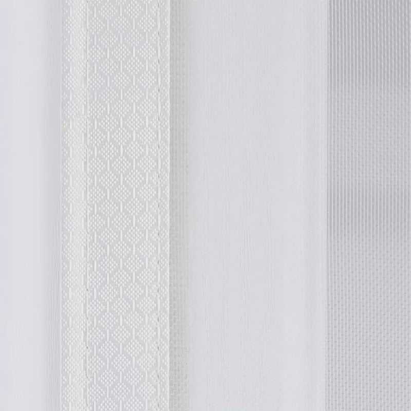 White side opening mosquito proof door curtain, magnetic suction design, invisible mosquito proof, no drilling installation