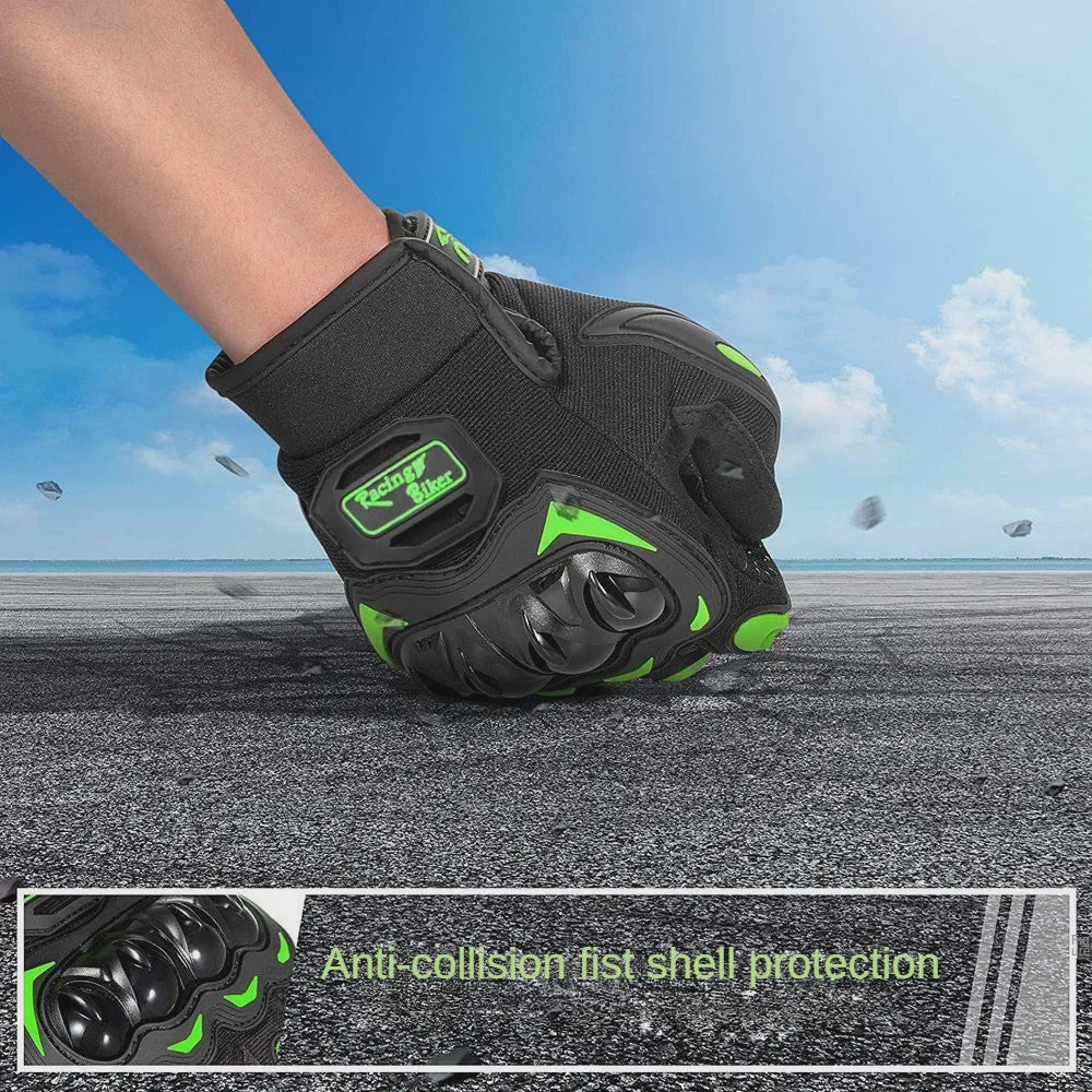 Waterdichte Motorhandschoenen met Touchscreen & Bescherming - Anti-val & Anti-slip
