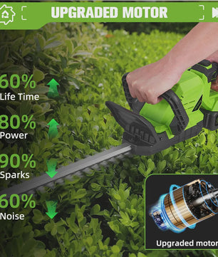 ONEGREEN 2000W Accu Heggenschaar - 510mm Snoeimes, 180° Verstelbaar, Makita 18V Compatibel