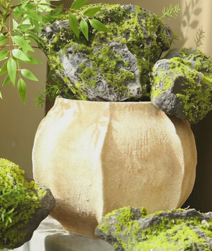 Realistische Gesimuleerde Mos Steen - Decoratieve Kunst Rots voor Tuin en Landschap
