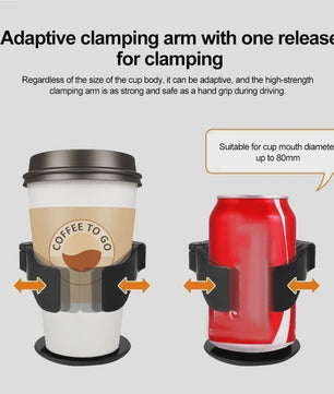 Universele Auto Air Vent Bekerhouder - Verstelbaar voor Koffie, Water & Meer