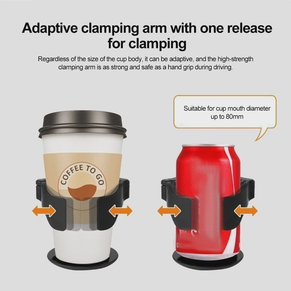Universele Auto Air Vent Bekerhouder - Verstelbaar voor Koffie, Water & Meer