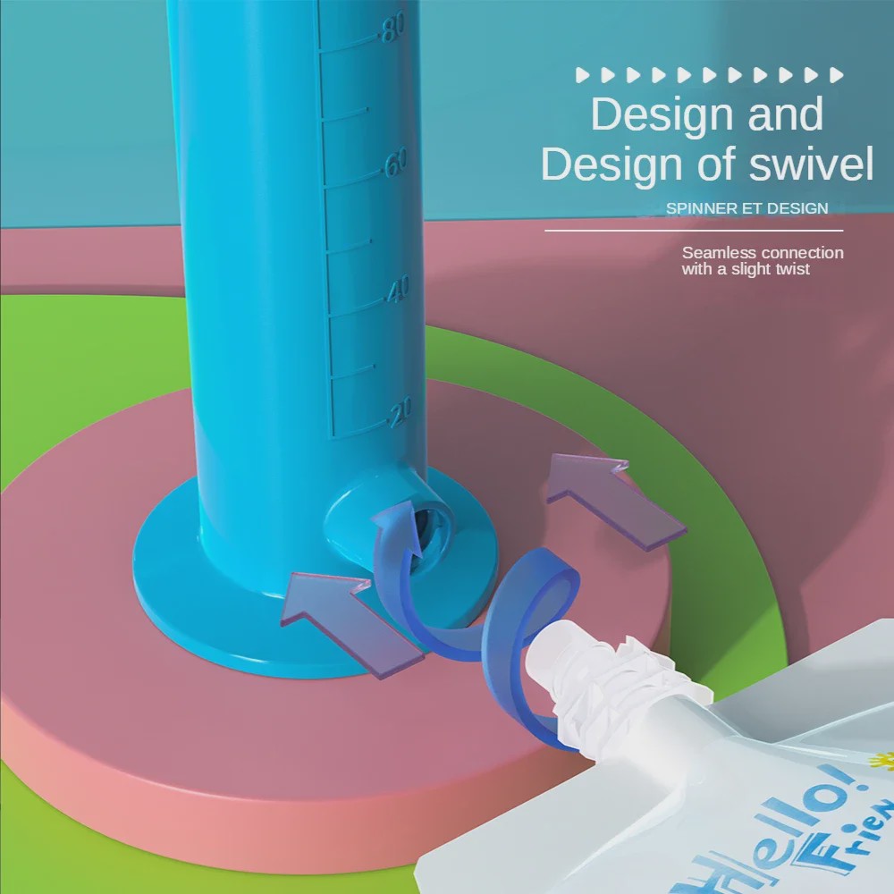 Herbruikbare Babyvoeding Dispenser Set - Zelf Fruitpuree Maken & Bewaren