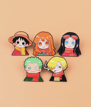 Anime & Manga Emaille Pins Set - Decoratieve Broches voor Rugzak, Kleding & Cadeau