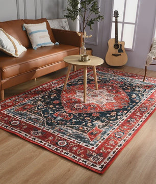 Vintage Perzisch/Turks Vloerkleed - Retro Ethnic Design voor Woonkamer & Slaapkamer