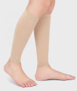 Plus Size Compressie Kuitmouwen (S-5XL) - 30-40mmHg - Tegen Spataderen & voor Sport
