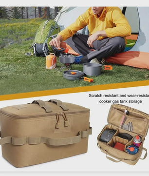 Ruime Camping Opbergtas voor Gasfles, Kookgerei en Gereedschap