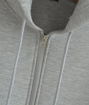 Unisex Oversized Rits Hoodie met Dubbele Zakken - Comfortabele Streetwear