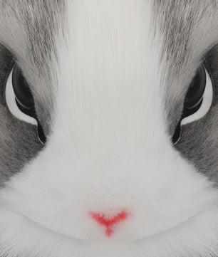 Realistisch Pluche Konijnenmasker - Fursuit Accessoire voor Cosplay, Feest & Halloween