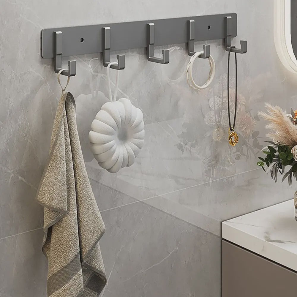 Punch-free Wandkapstok met Sterke Kleefkracht - Woonkamer, Badkamer & Keuken