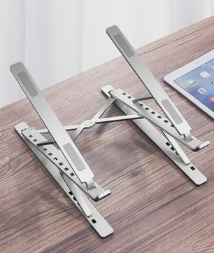 Verstelbare Aluminium Laptopstandaard - Opvouwbaar & Koelend