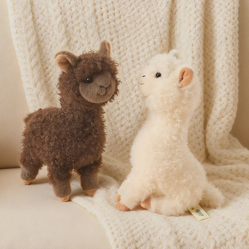Zachte Pluche Alpaca Knuffel - Schattig Staan Alpacasso Speelgoed voor Kinderen & Meisjes