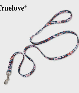 Truelove Hondenlijn Polyester Bloemenprint - Lichtgewicht & Duurzaam voor Training en Wandelen