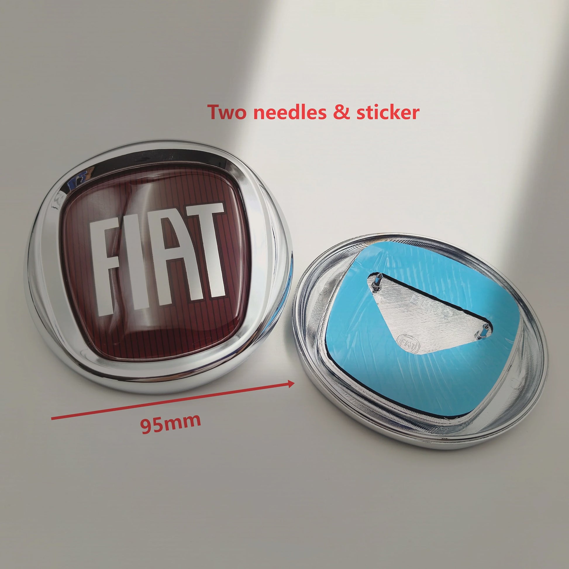 Fiat Embleem / Logo Badge voor Grille, Motorkap, Kofferbak - Diverse Maten