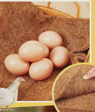 Milieuvriendelijke Kokosvezel Kippennestmatten - Herbruikbaar & Duurzaam Legnest Bodemmateriaal