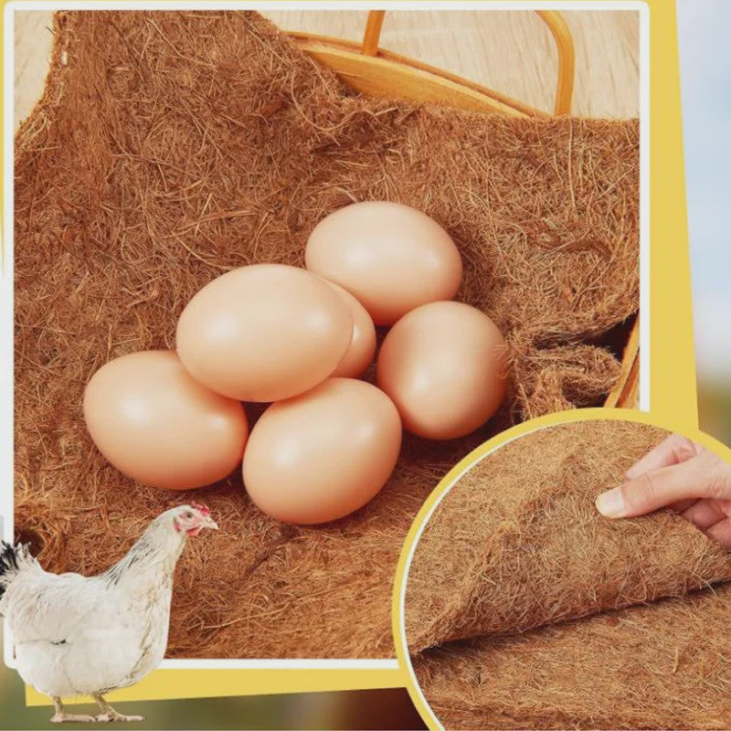Milieuvriendelijke Kokosvezel Kippennestmatten - Herbruikbaar & Duurzaam Legnest Bodemmateriaal