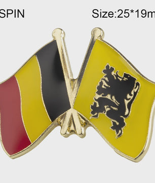 Belgische Vlag Speld - Stijlvolle Badge voor Kleding en Tassen