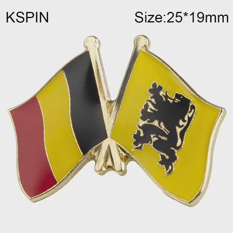 Belgische Vlag Speld - Stijlvolle Badge voor Kleding en Tassen