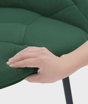 Gestoffeerde Eetkamerstoelen met Armleuningen - Set van 2 - Comfortabel & Stijlvol