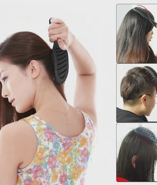 Gevormde Vent Haarborstel - Anti-statisch, Ontklittend & Scalp Massager voor Salonkwaliteit Styling