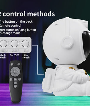 Astronaut Sterrenhemel Projector Lamp - Magische Sterren & Nevels voor Slaapkamer