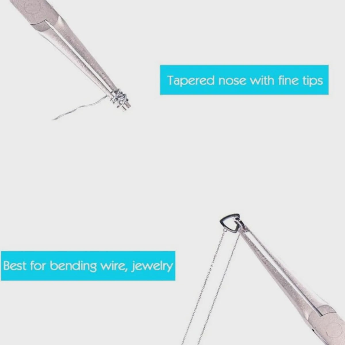 Lange Neus Tang - Precisie Tang voor Reparatie, Hobby & Sieraden Maken
