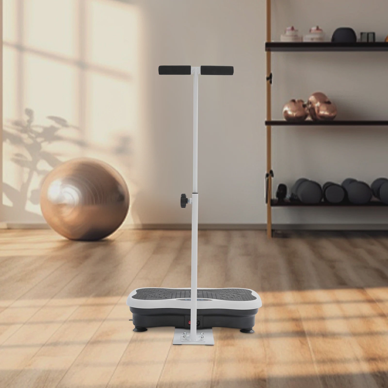 Vibratieplaat Fitnessapparaat met 120 Intensiteitsniveaus en 10 Modi