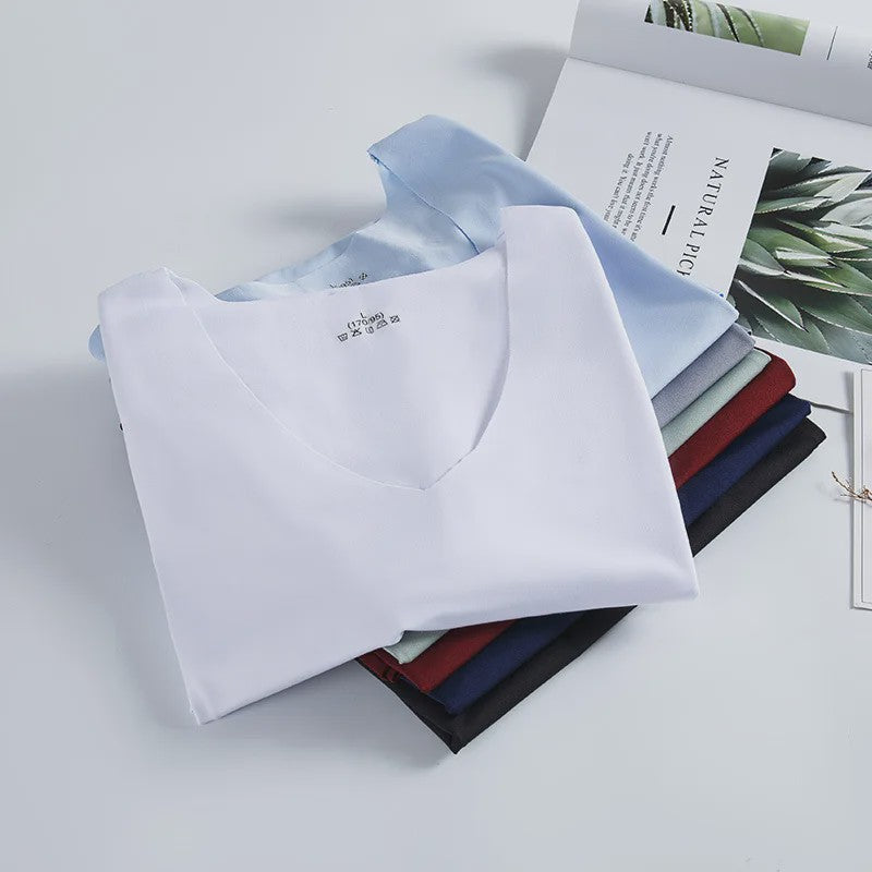 Heren IJszijde Tanktop: Ademend, Slim Fit en Mouwloos Zomerhemd