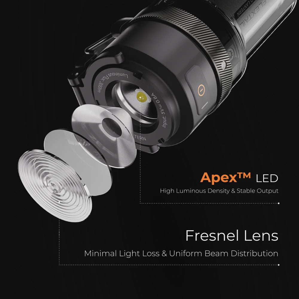 FLEXTAIL ZERO LANTERN: Ultralichte Campinglamp (56g) met 300LM LED & IPX5 Waterdichtheid