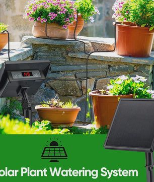Automatisch Zonnepaneel Druppelsysteem voor Tuin & Potplanten