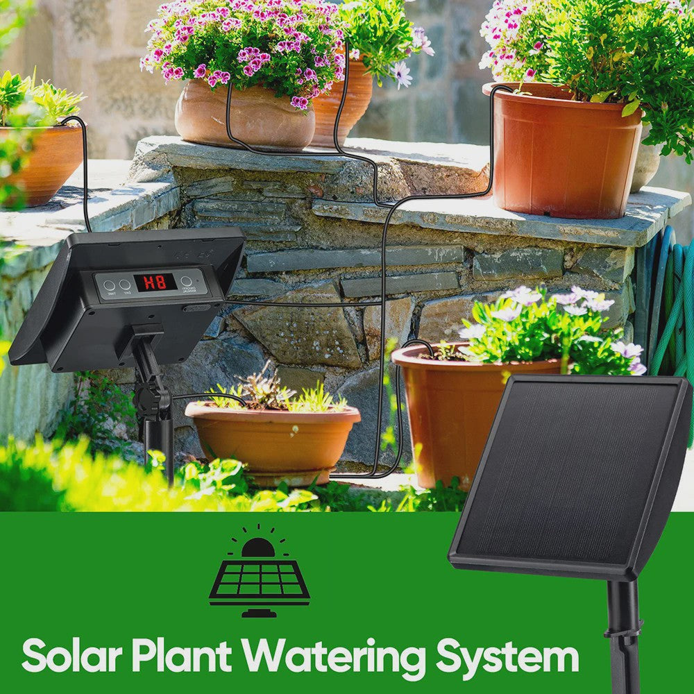 Automatisch Zonnepaneel Druppelsysteem voor Tuin & Potplanten