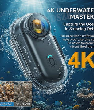 4K Mini Actiecamera met WiFi - POV Bodycam voor Motor, Helm & Sport - H88 model