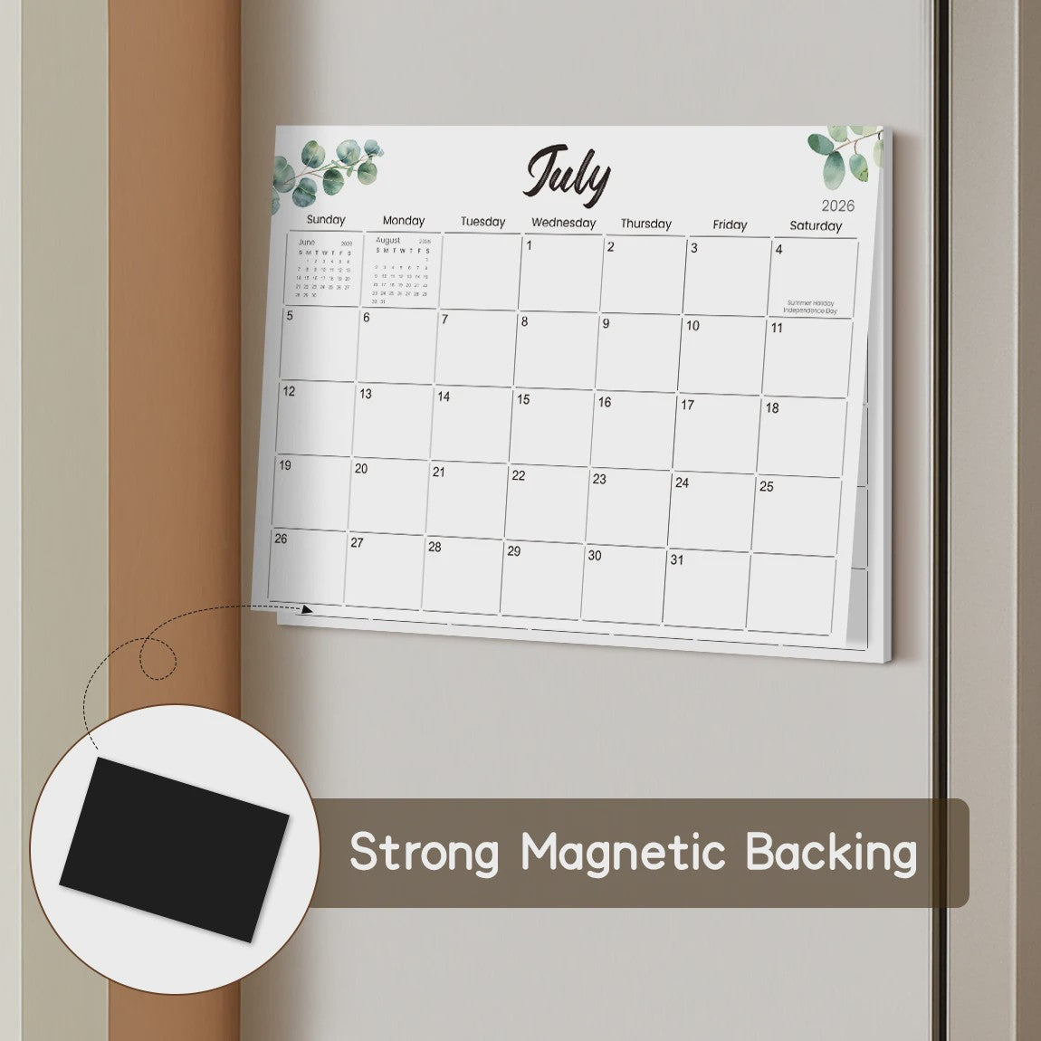 Magnetische Koelkast Kalender 2026-2027 | Maandplanner & Keuken Organizer