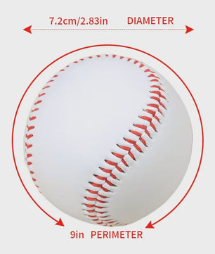 Baseball & Softball Trainingsballen - Wit, Set van 1 of meerdere
