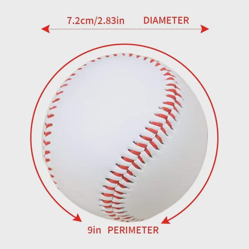 Baseball & Softball Trainingsballen - Wit, Set van 1 of meerdere