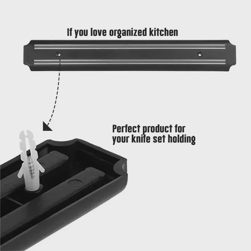 Krachtige Magnetische Messenhouder - Multifunctioneel & Zonder Boren Ophangen