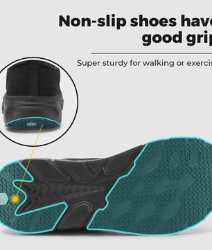 FitVille Extra Brede Hardloopschoenen voor Heren - Lichtgewicht, Ademend & Anti-slip
