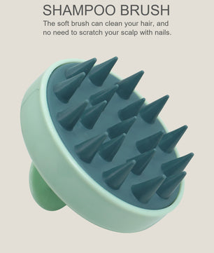 Siliconen Hoofdmassage Borstel - Zachte Scalp Massager voor Shampoo & Ontspanning
