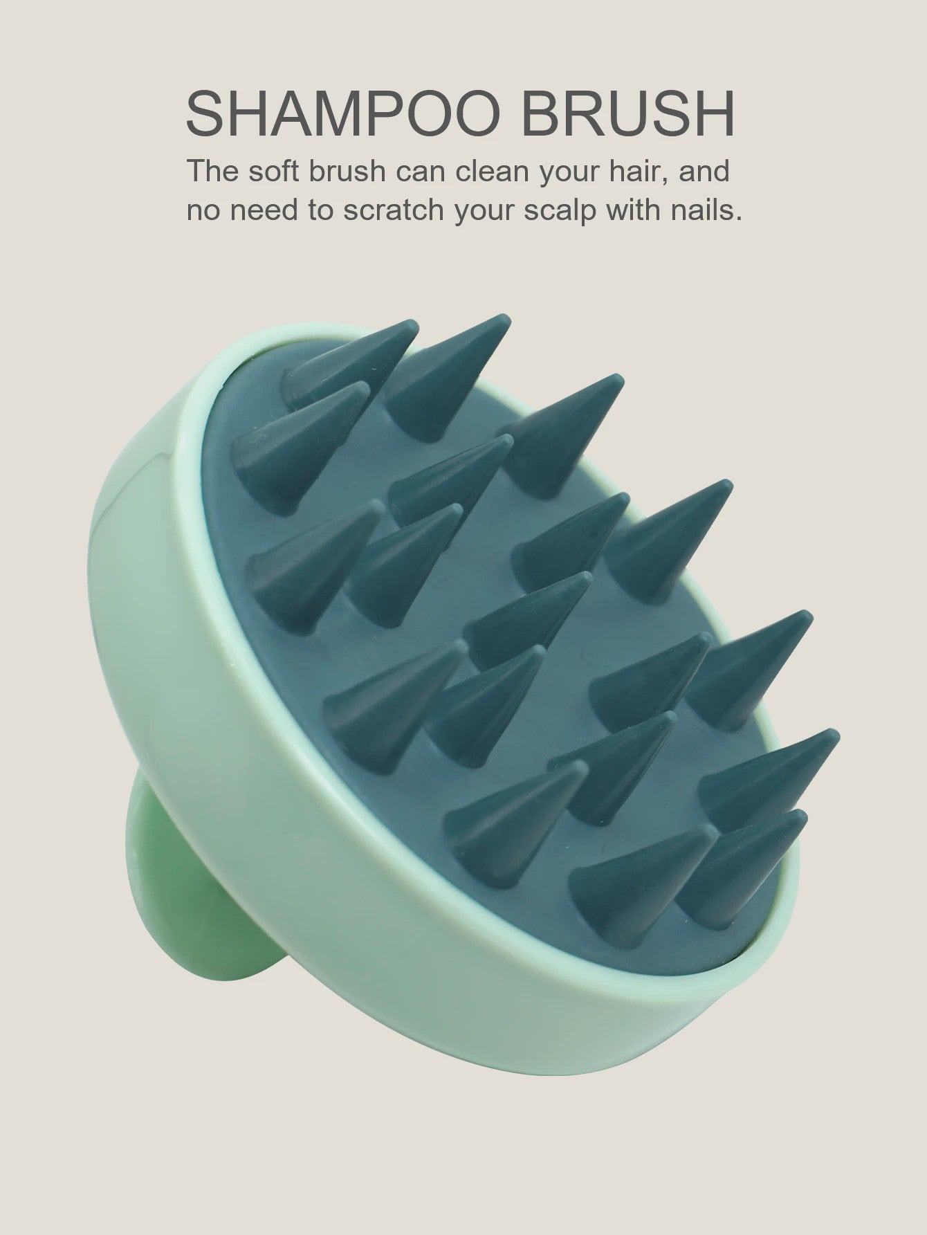 Siliconen Hoofdmassage Borstel - Zachte Scalp Massager voor Shampoo & Ontspanning