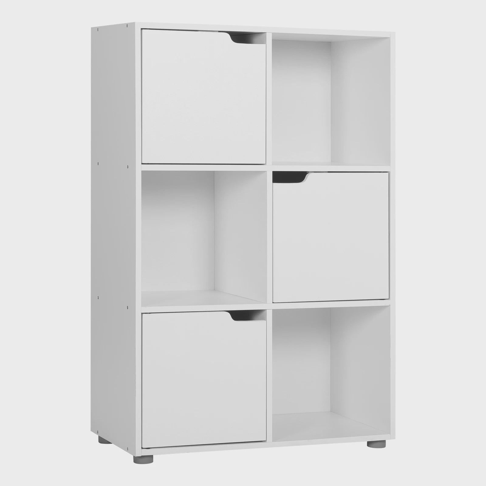 WOLTU Boekenkast met 6 Vakken - Stijlvolle Opberger voor Woonkamer & Kantoor