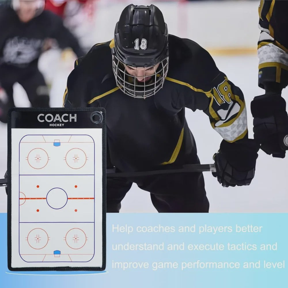 Magnetisch IJshockey Tactiekbord - Complete Coach Set voor Training & Wedstrijd