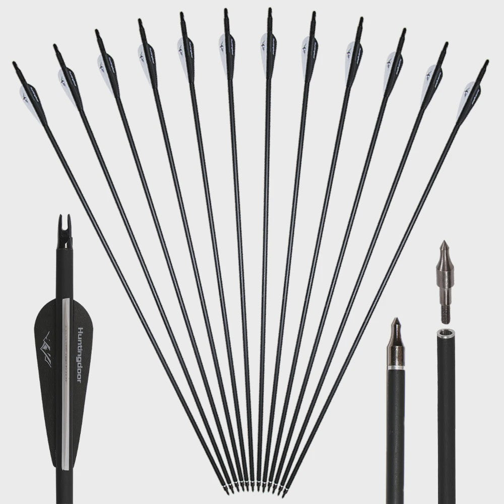 Recurve Boog Set voor Beginners: 20-40 LBS Boog, Pijlen, Armbeschermer & Vingerbeschermer