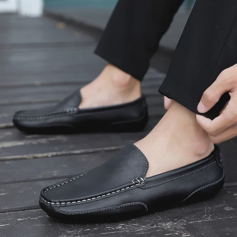 Luxe Leren Heren Moccasins - Ademend, Comfortabel & Stijlvol