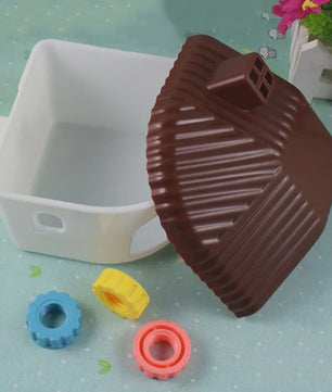 Vrolijk Kleurrijk Huisje voor Hamster & Cavia - Plastic Speelgoed & Slaapplek