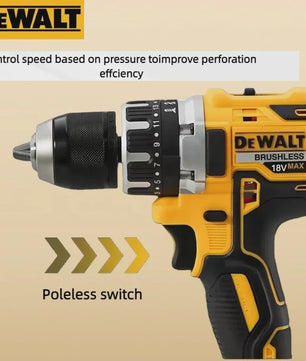 DeWalt DCD796 Accu Klopboormachine & Schroefmachine - Krachtige Brushless Motor, 18V