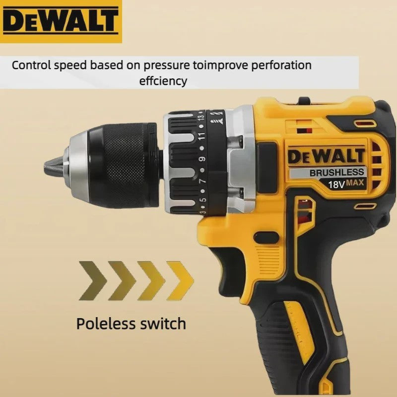 DeWalt DCD796 Accu Klopboormachine & Schroefmachine - Krachtige Brushless Motor, 18V